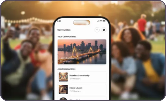 A screenshot of boomger app